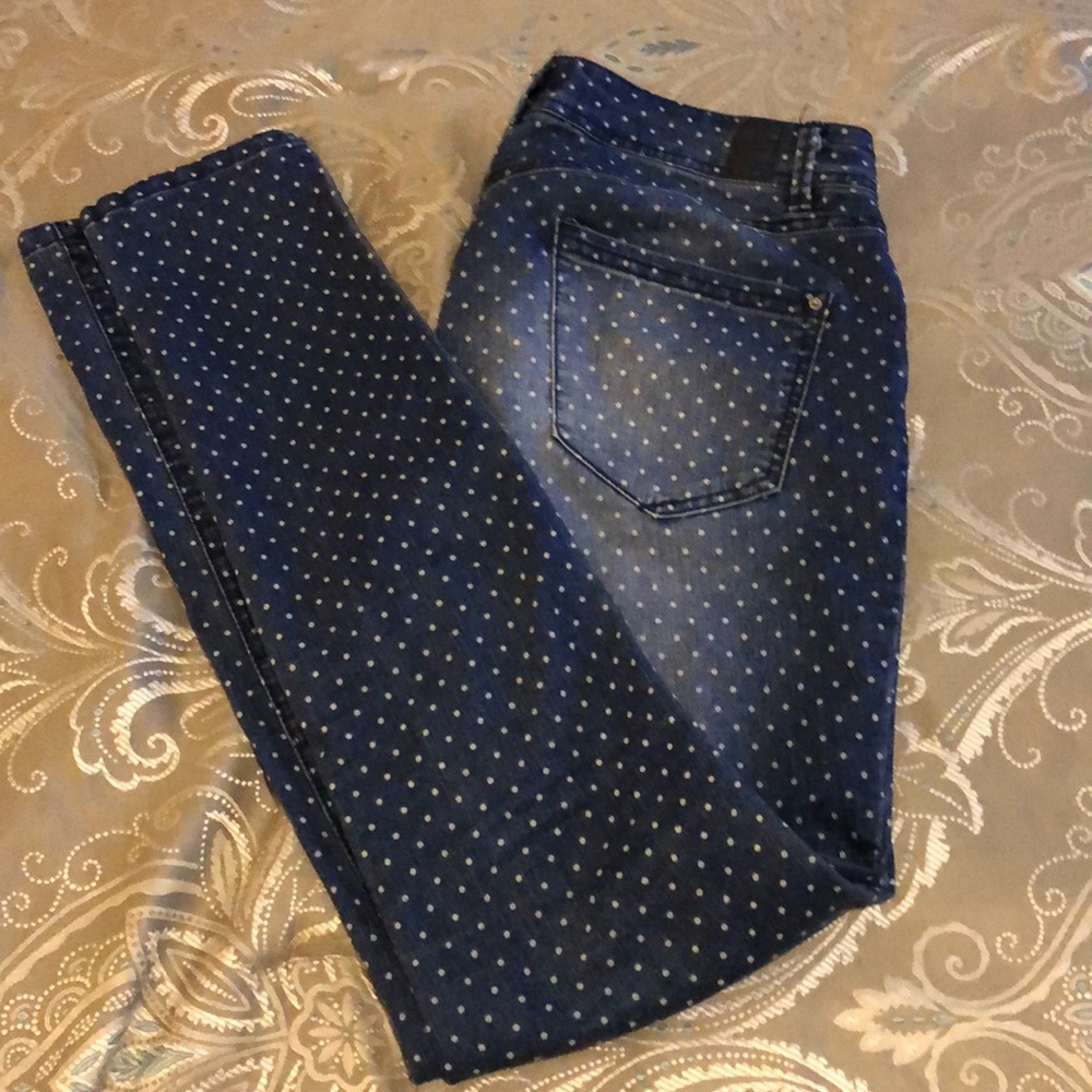 JOLT Jeans with a polka dot wash - size 7